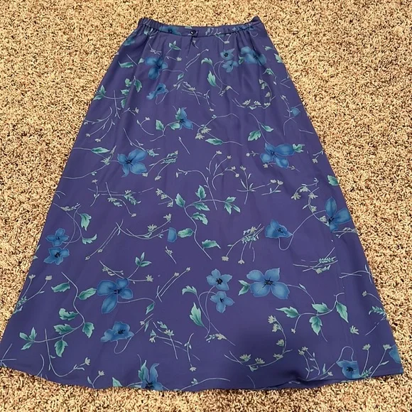 Talbots Floral Maxi Skirt